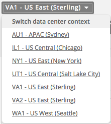 Data Center Selection