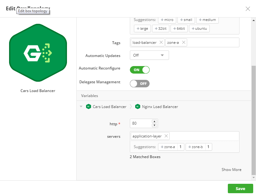 JBoss Application tagging