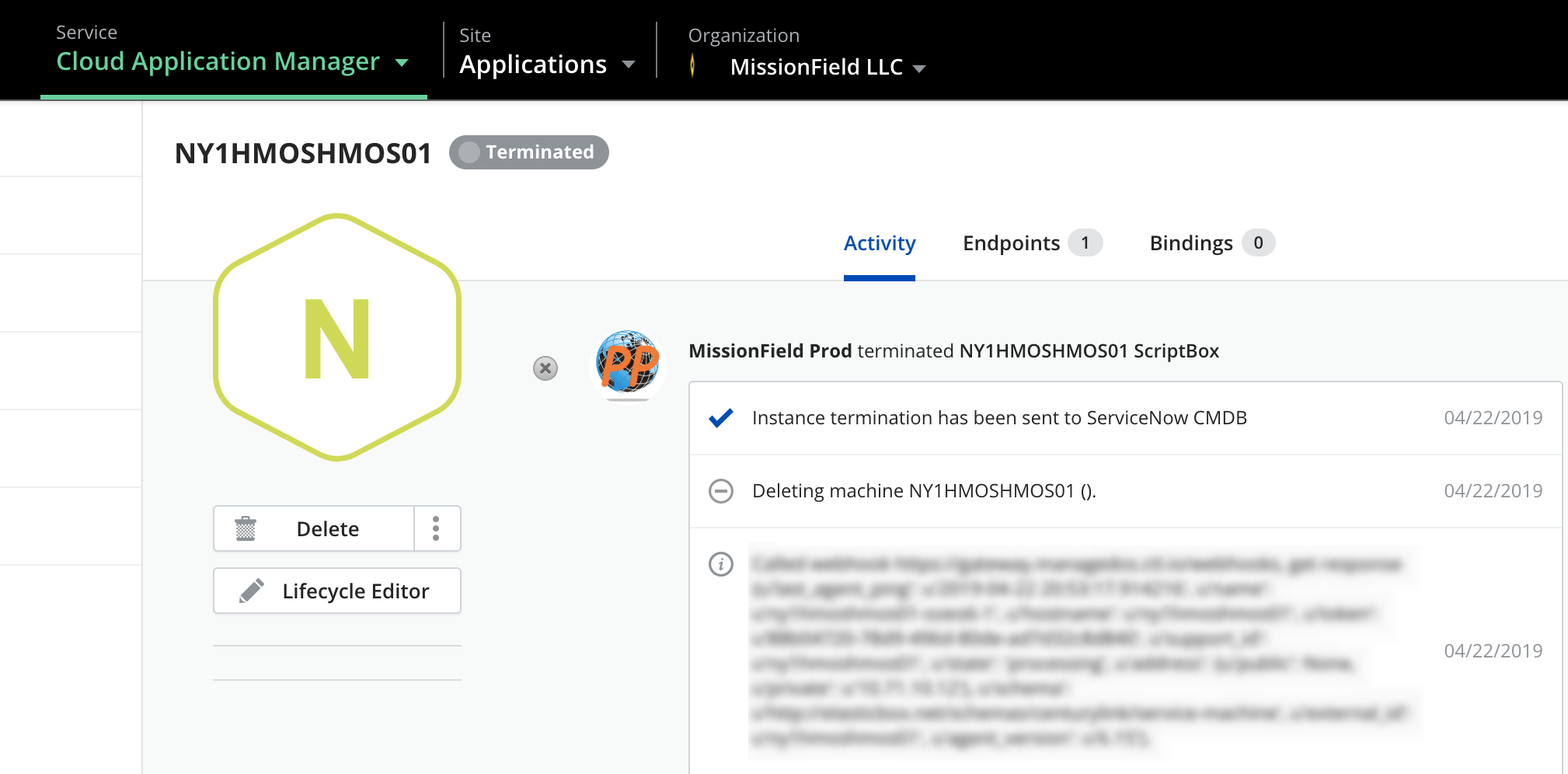 ServiceNow CMDB unregistered