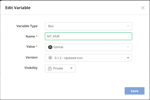 Add github variable