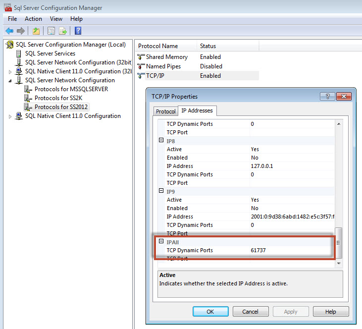 SQL PORT